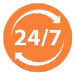 24x7 Service